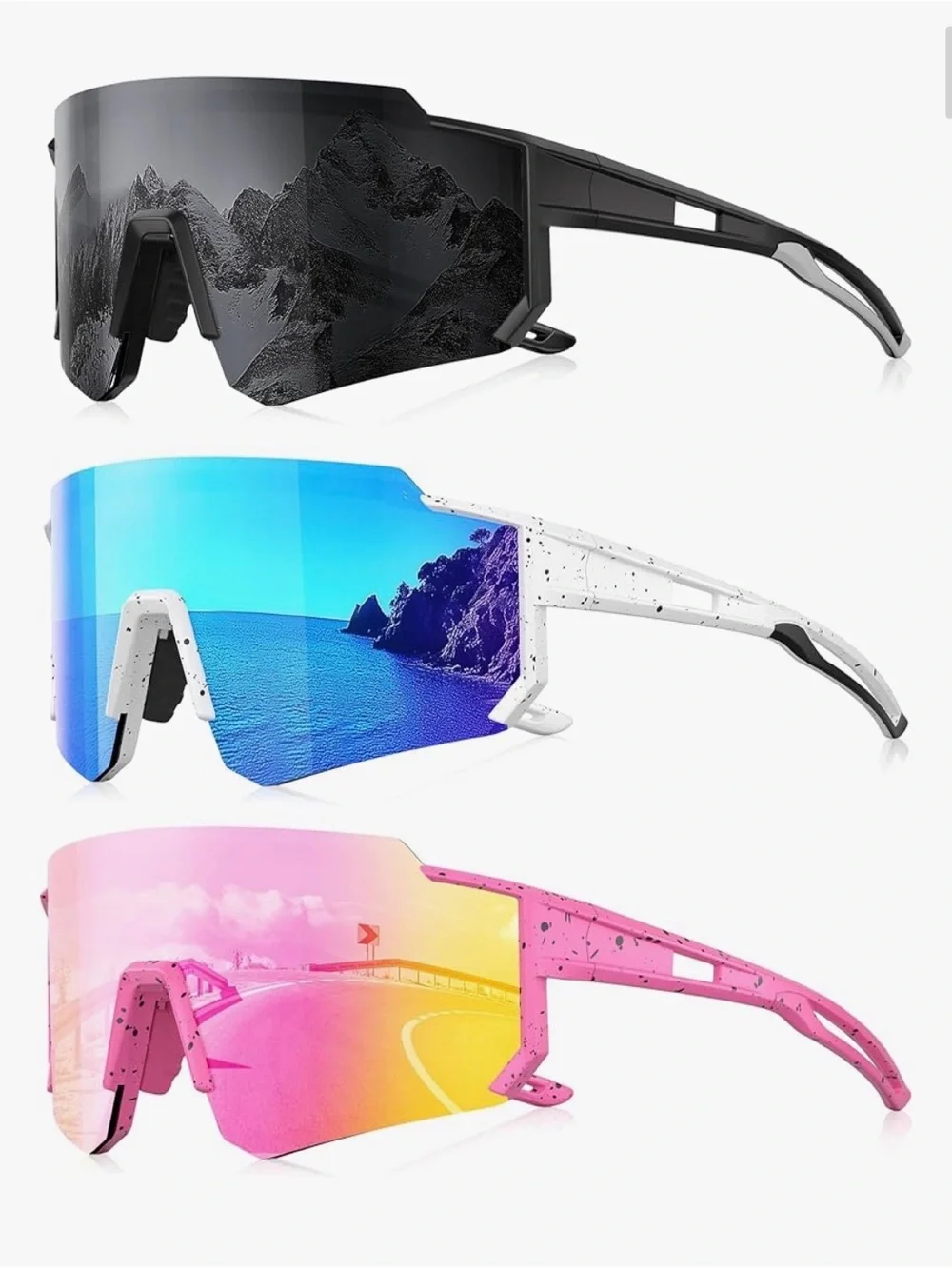 HD Polarized Sports Sunglasses - Multiple colors  request  availability. Unisex